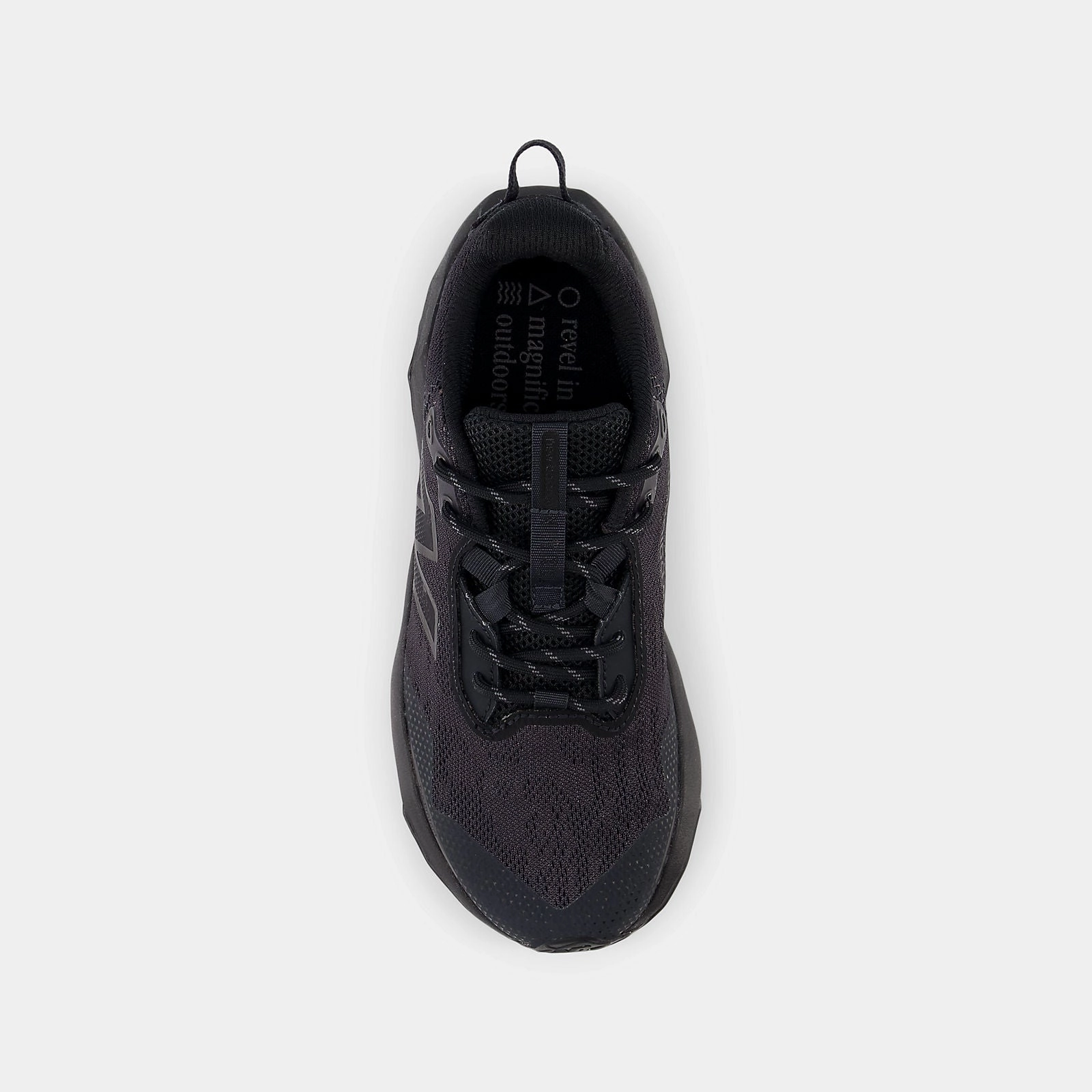 Best Trail Shoes For Wide Feet New Balance Kid's Dynasoft Nitrel V6 Triple Black Running Shoes