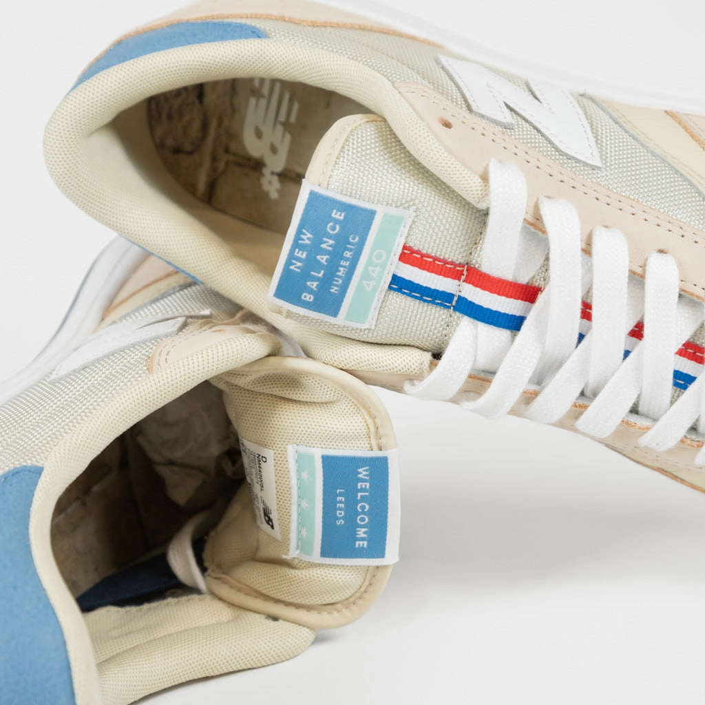 Pure Skate Shoe New Balance Numeric Welcome X 440 Skate Shoes - Tan/White