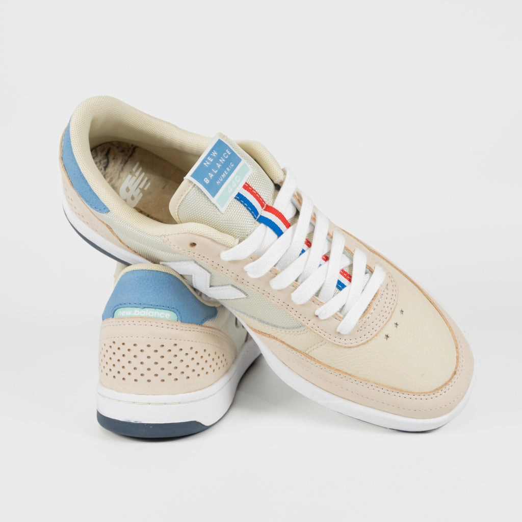 Sb Check Canvas Skate Shoe New Balance Numeric Welcome X 440 Skate Shoes - Tan/White