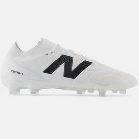 New Balance Tekela Elite Low Laced V5 2E Wide Firm Ground Soccer Cleats-White Pack (FA25) Soccer Cleats 11.5