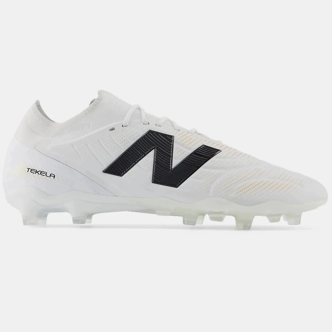 New Balance Tekela Elite Low Laced V5 2E Wide Firm Ground Soccer Cleats-White Pack (FA25) Ugly Soccer Cleats