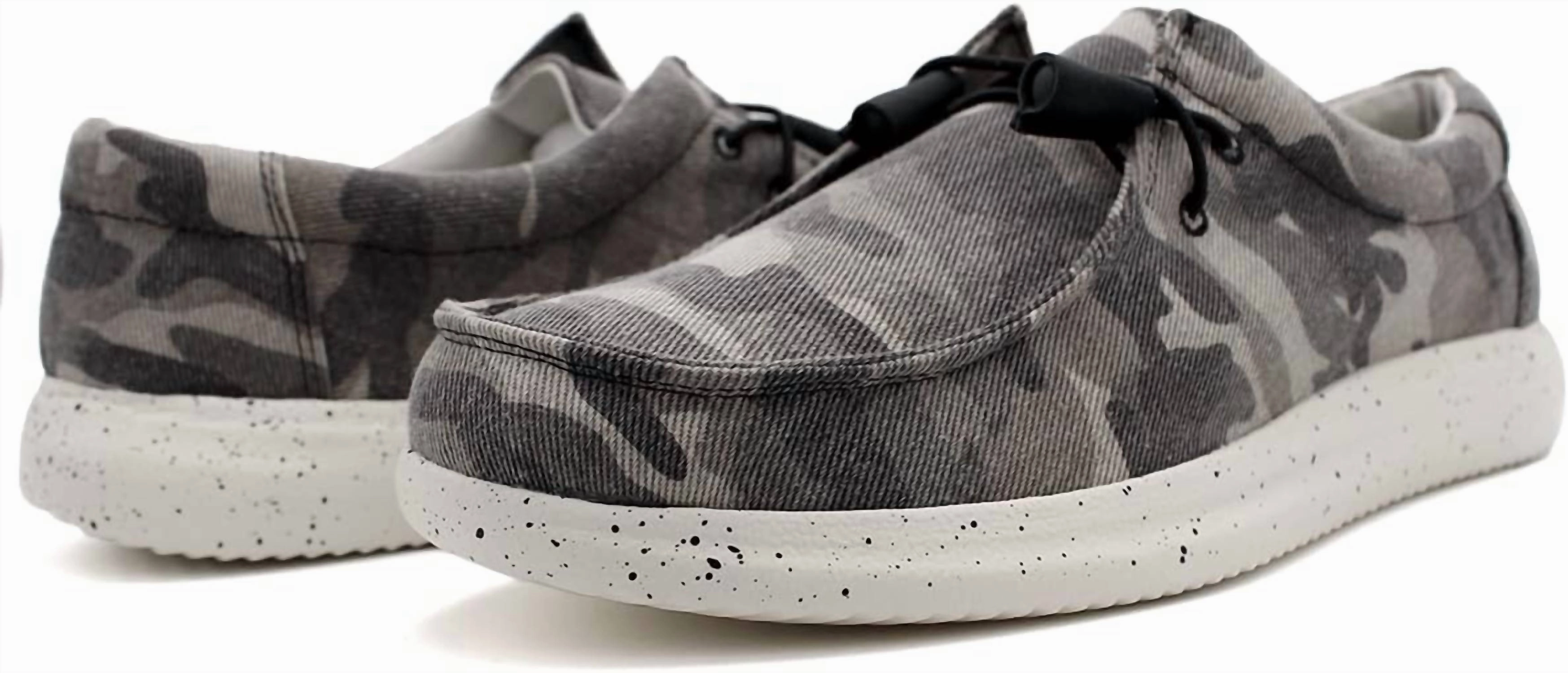 Men??S Huntington Comfort Hola! Shoes In Camouflage High Heels And Cartwheels