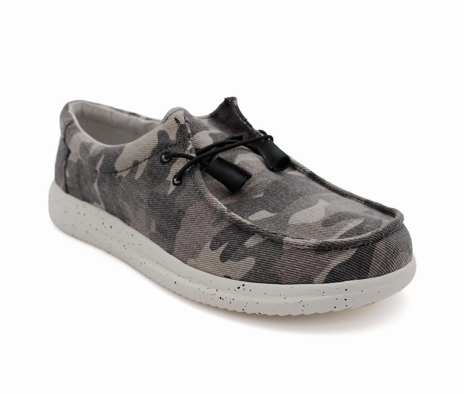 Men??S Huntington Comfort Hola! Shoes In Camouflage White Heel Shoes
