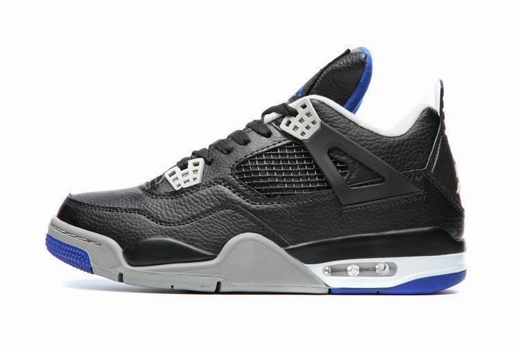 Best High Top Basketball Shoes Ankle Support Nike Air Jordan 4 Retro Black White Grey Basketball Men