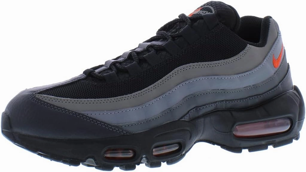 Nike Samba Shoes Nike Air Max 95 Mens Running Trainers FD0663 Sneakers Shoes (UK 9.5 US 10.5 EU 44.5, Black Picante red Anthracite 002)