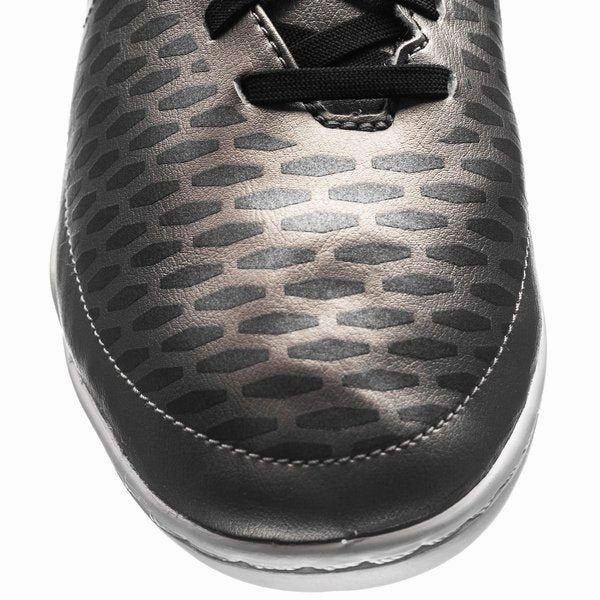 Nike Youth Turf Soccer Shoes Nike JR Magista Onda IC Indoor Soccer Shoes - Metallic Pewter/Black/White