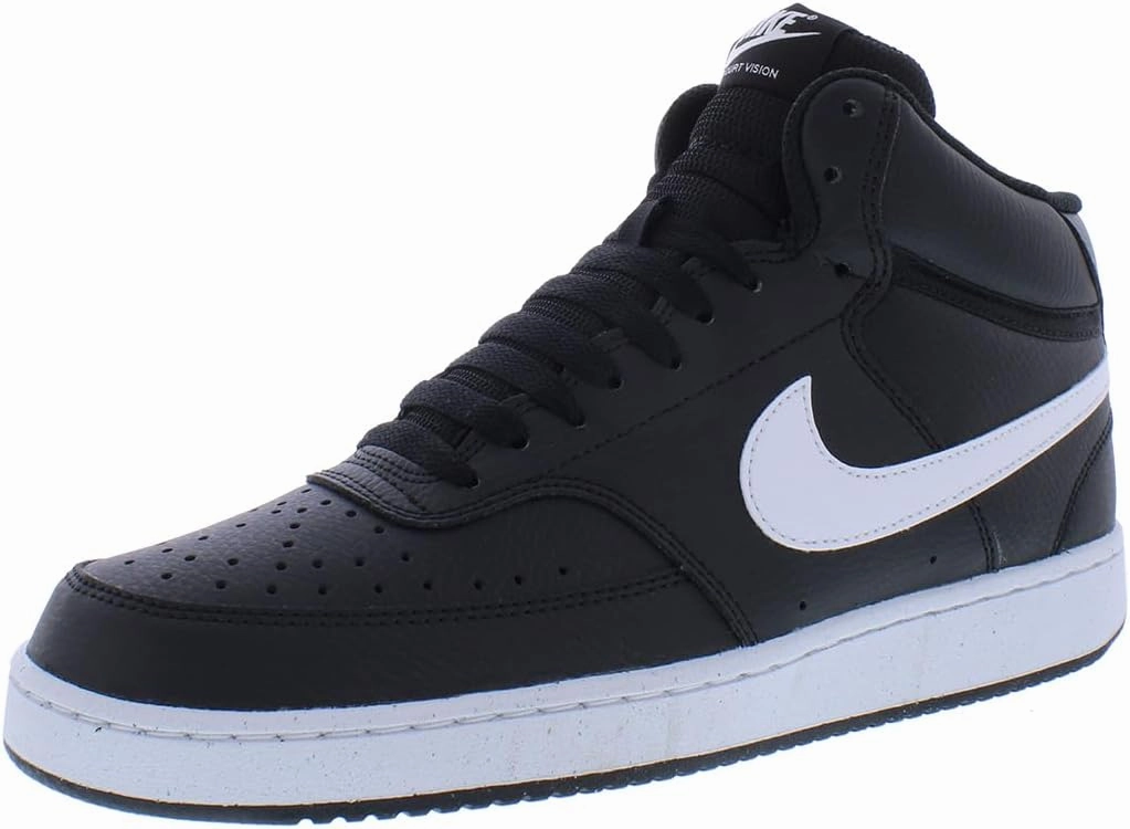 Og Nike Shoes Nike Court Vision Mid Nn Mens Shoes Size 13, Color: Black/White/Black