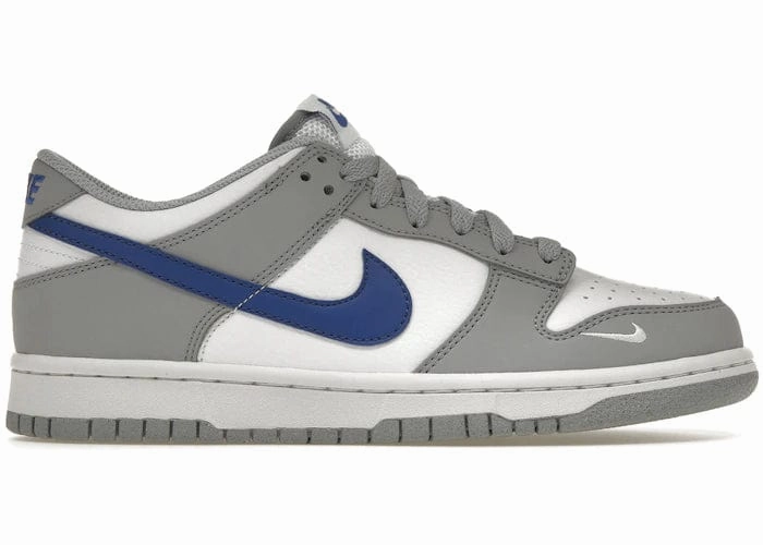 Nike Wedge Heel Tennis Shoes Nike Dunk Low Mini Swoosh Wolf Grey Game Royal (GS)