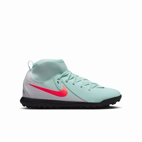 Nike Junior Phantom Luna II Club TF Turf Soccer Shoes- Mint/Atomic Red Off Noir Nike Zoom Rotational Shoes