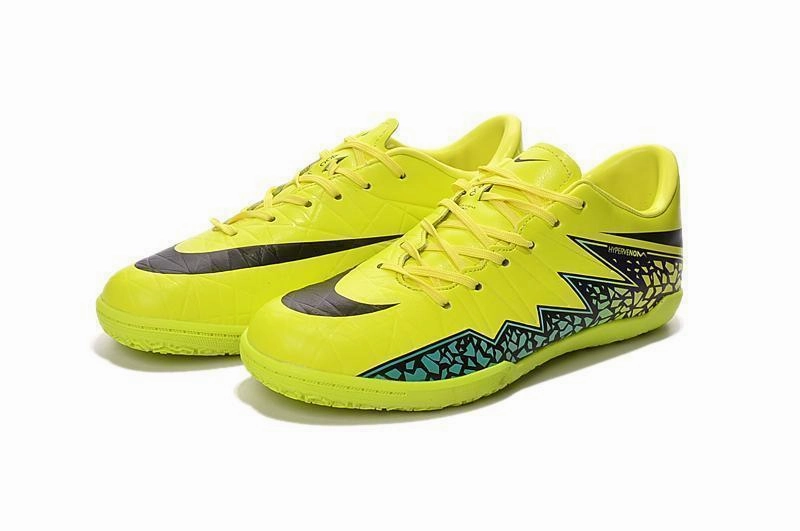 Nike Hypervenom Phelon II IC Soccer Shoes Volt Black Hyper Turquoise Nike Journey Run Road Running Shoes