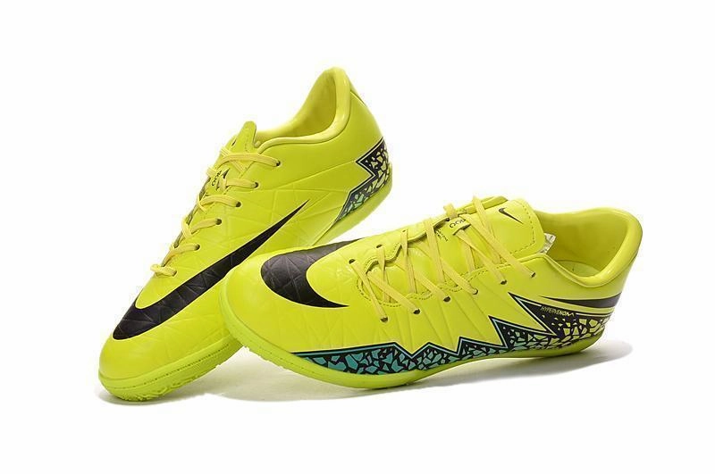 Dsw Shoes Nike Nike Hypervenom Phelon II IC Soccer Shoes Volt Black Hyper Turquoise
