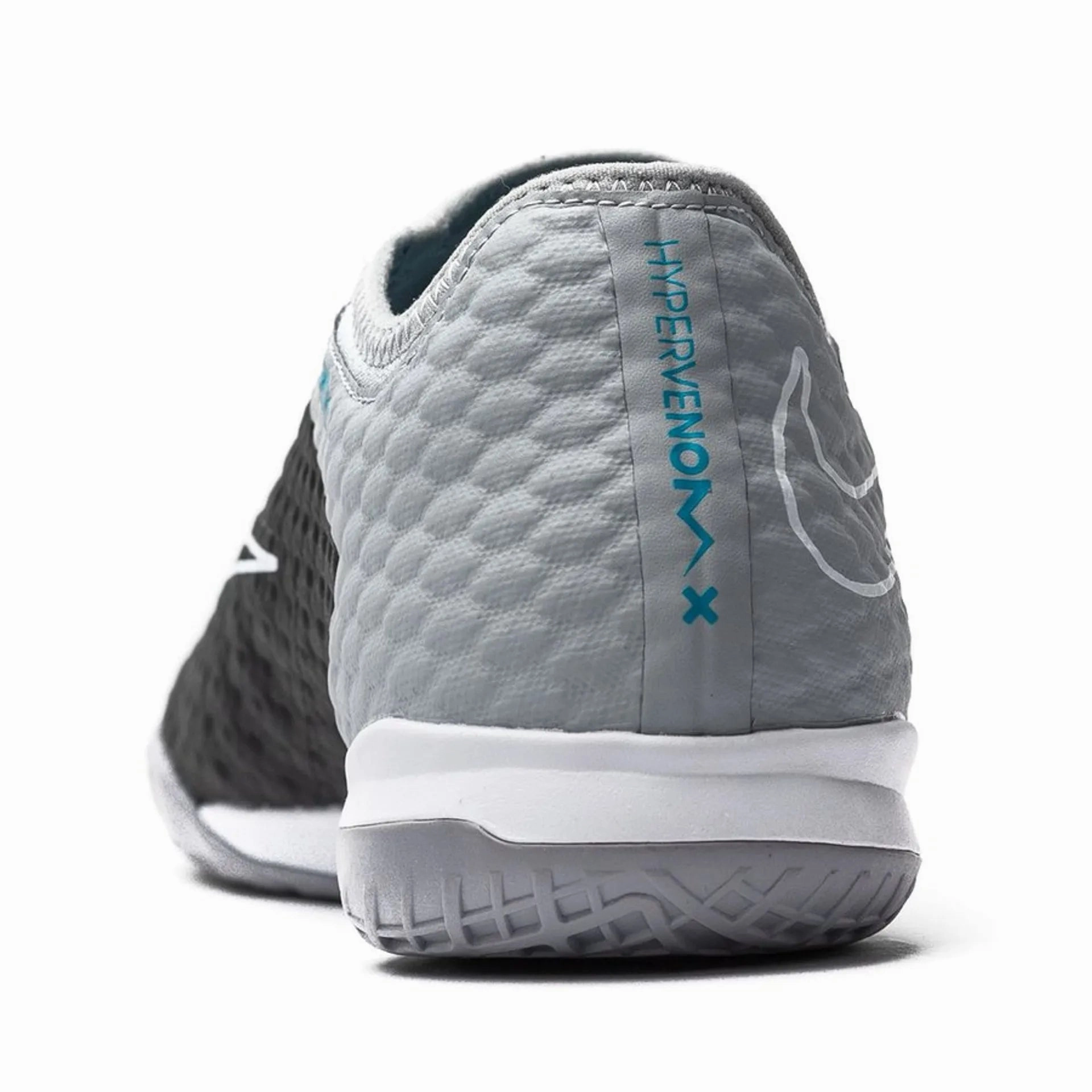 Nike HypervenomX Finale II IC Indoor Soccer Shoes - Wolf Grey/Black/Chlorine Blue Nike Kobe Tennis Shoes