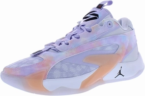 Nike Jordan Luka 2 Mens Shoes Size 12, Color: Football Grey/Oxygen Purple/Black Pearls Shoes Nike