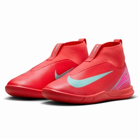 Georgia Bulldog Nike Shoes Nike Jr. Zoom Superfly 10 Academy Indoor Soccer Shoes (Ember Glow/Aurora Green)