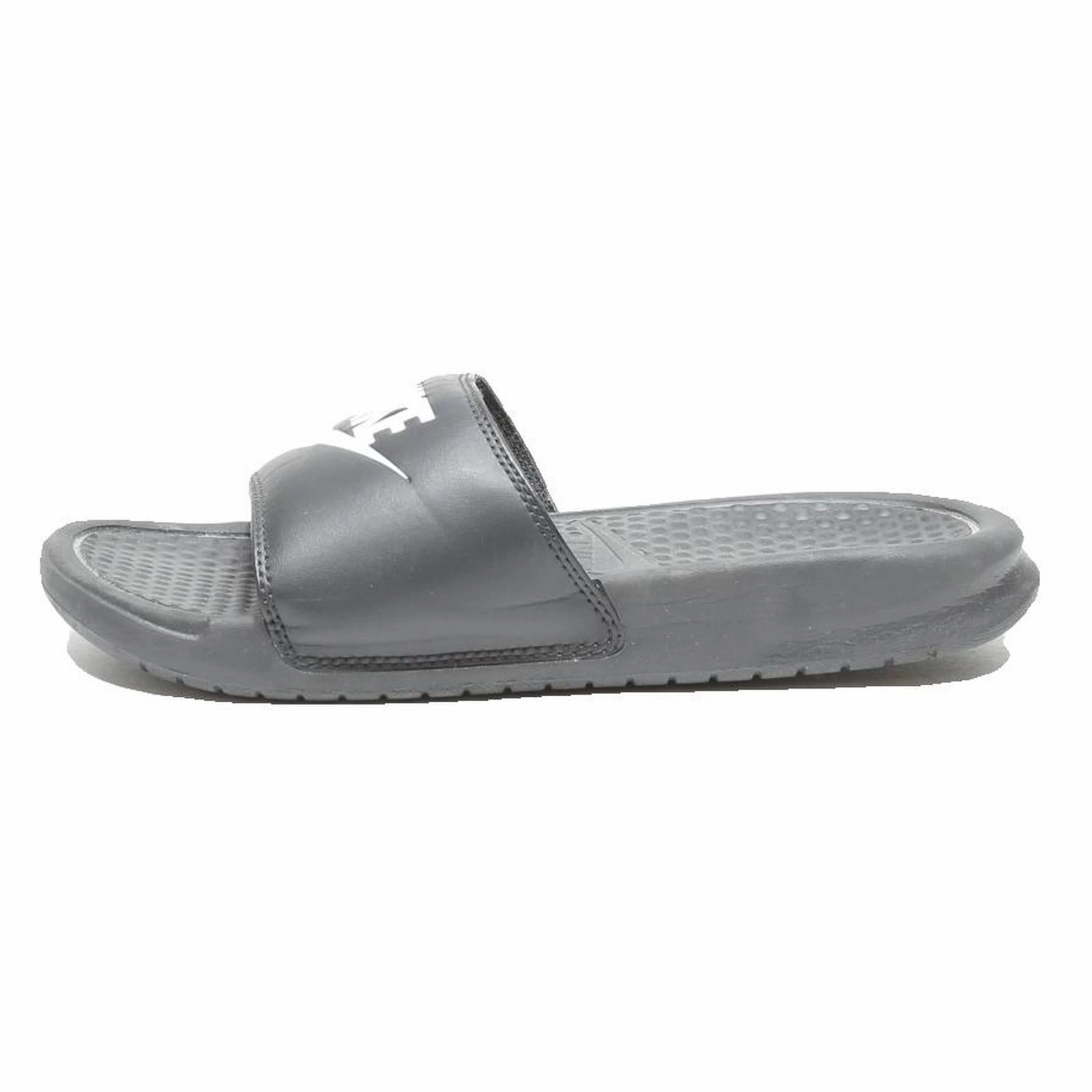 NIKE Kawa Slide Womens Slider Sandals Black & White Synthetic Microfibre UK 4.5 Nike Air Jordan Jumpman Two Trey Shoes