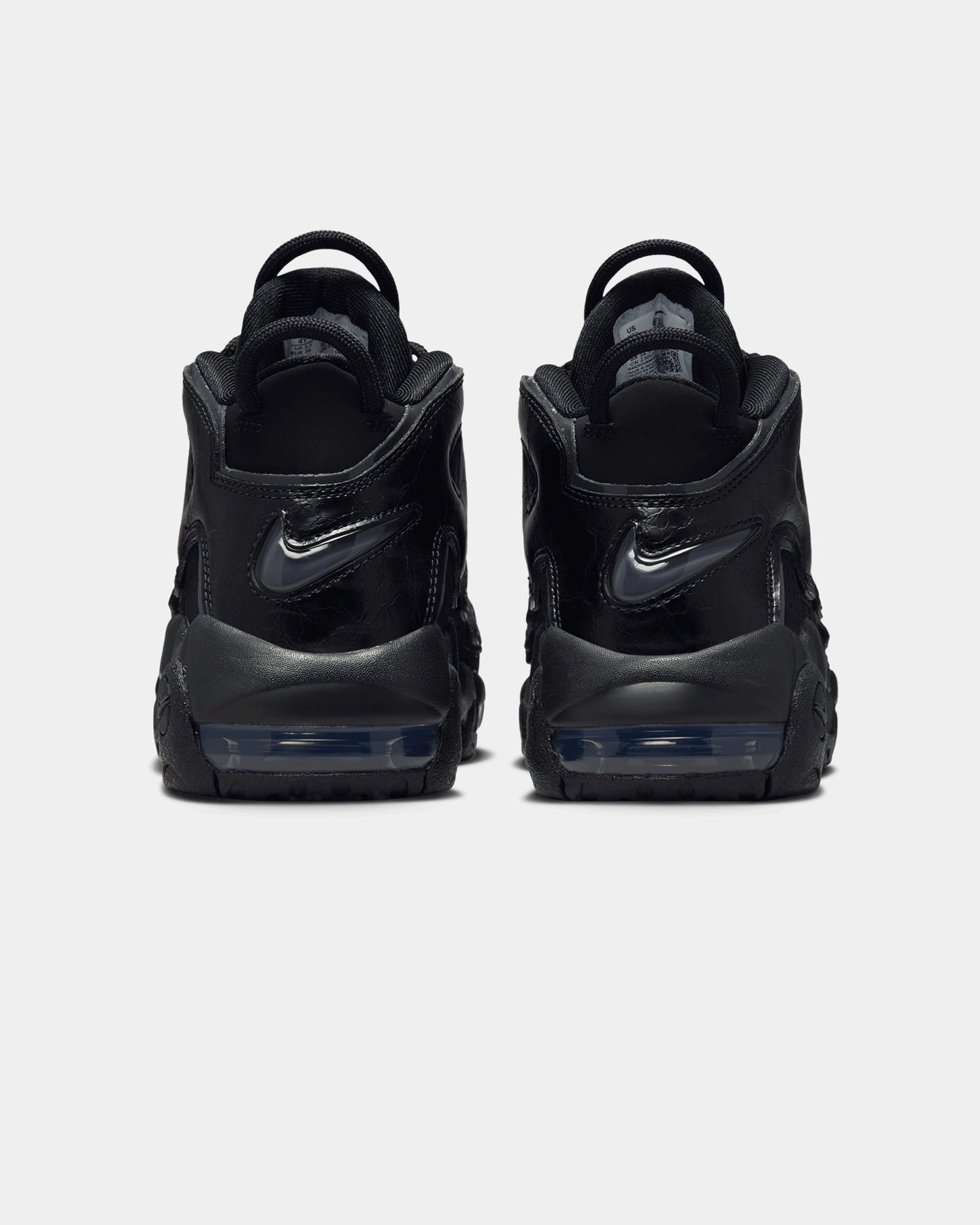 Nike Kids' Air More Uptempo (GS) Black/Anthracite Brake Shoes Leading And Trailing Edge