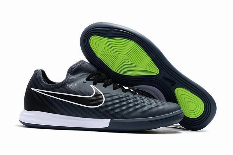 Nike MagistaX Finale II IC Soccer Shoes Black Green Nike Glove Shoes Gary Payton