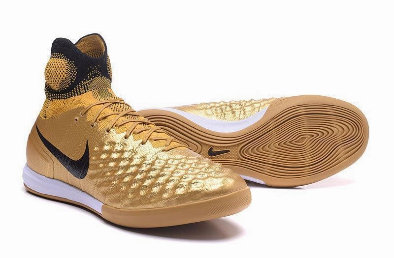 Nike Slip On Shoes Nike MagistaX Proximo II IC Soccer Shoes Gold Black