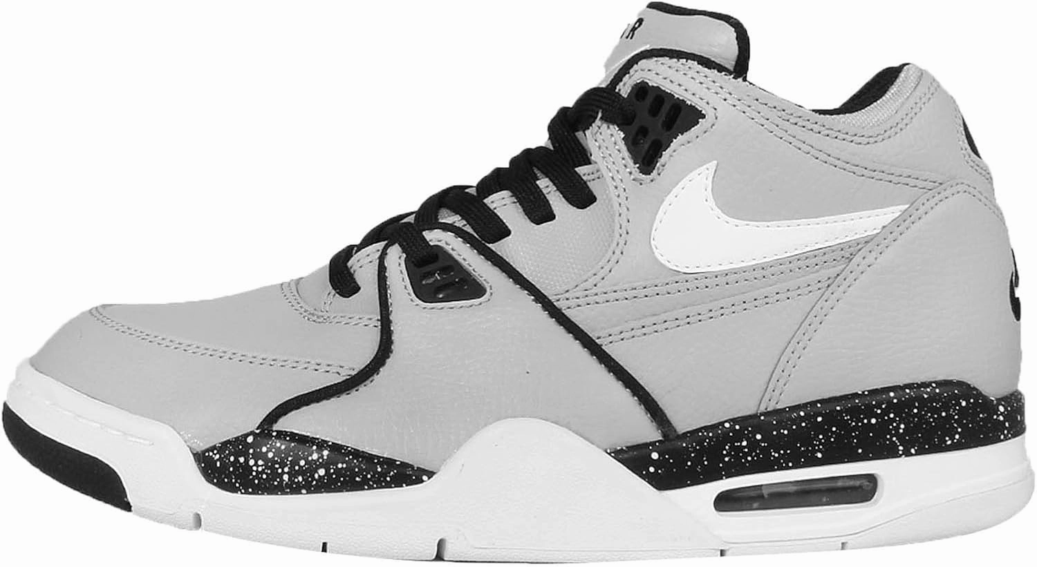 Old Nike Basketball Shoes Nike Men's Air Flight 89, WOLF GREY/WHITE-BLACK, 9 M US