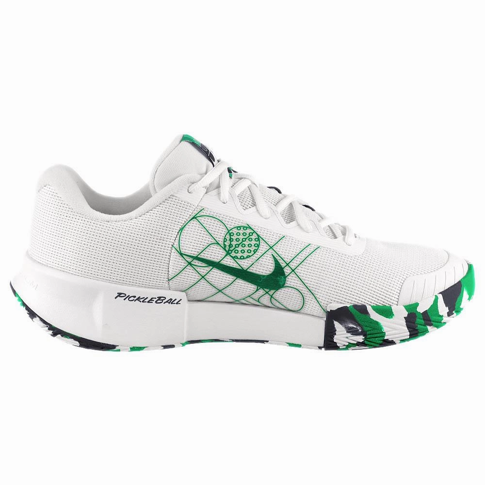 Nike Dallas Cowboys Shoes Nike Men's Air Zoom Challenge - Pickleball - White/Stadium Green