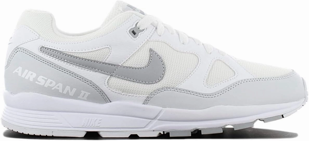 Leather Nike Tennis Shoes NIKE Men's Fitness Shoes, Multicolour White Wolf Grey Pure Platinum 105, 10