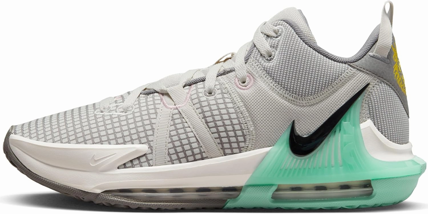 Cheap Nike Running Shoes Nike Men's Lebron Witness 7 Basketball Shoe (Light Bone/Phantom/Flat Pewter/Black, US Footwear Size System, Adult, Men, Numeric, Medium, 9.5)