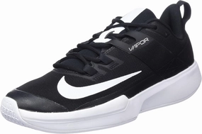 Nike Men's Nikecourt Vapor Lite Tennis Shoes, Black White, 6 Men First Kobe Nike Shoe