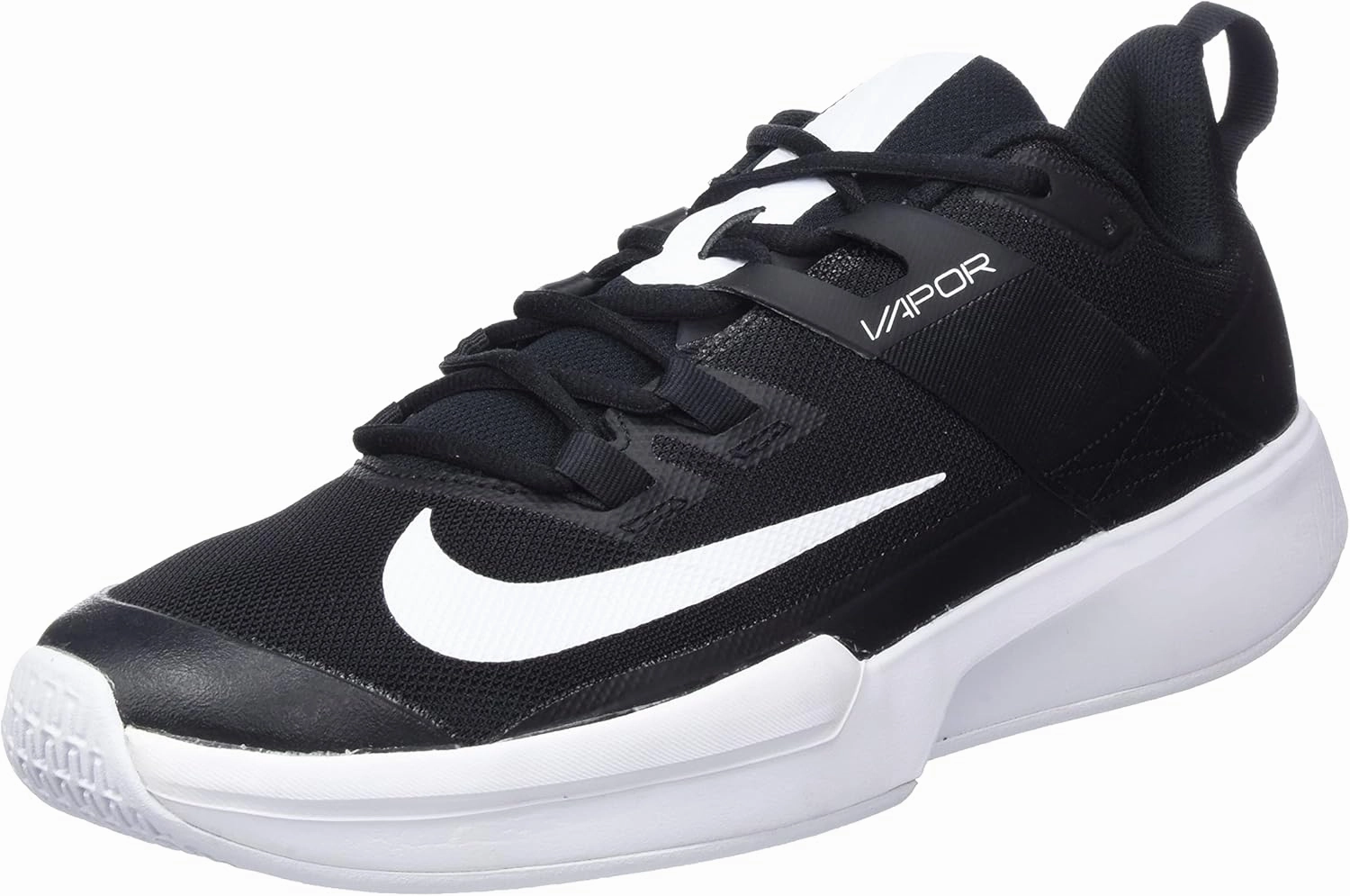 Nike Men's Nikecourt Vapor Lite Tennis Shoes, Black White, 6 Men Nike Field General Shoes