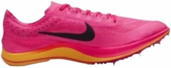 Nike Men's ZoomX Dragonfly Track & Field Distance Spikes, Blue, White, Barely Volt, Hyper Orange, Dynamic Turquoise, Size 15 Roger Federer Nike Tennis Shoes