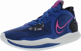 Running In Nike Training Shoes Nike mens Kyrie Low 5, Dark Marina Blue/Pinksicle-black, 8