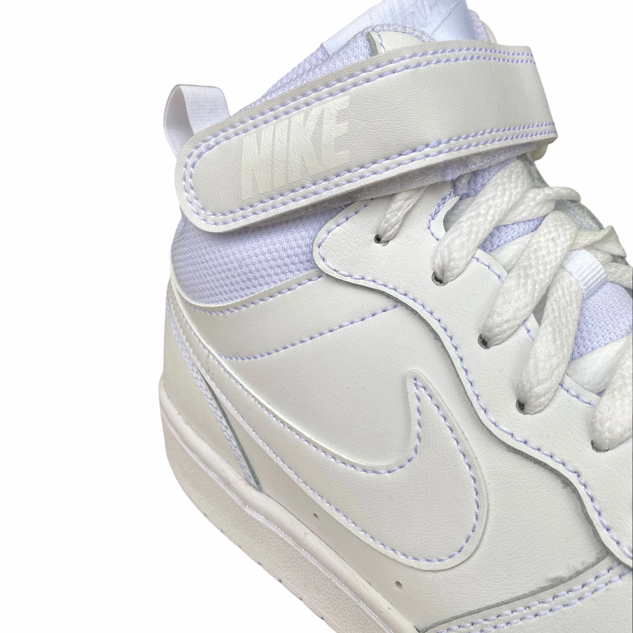 Nike Slide Shoes Nike scarpa sneakers da junior alta Court Borough Mid 2 CD7782-100 bianco