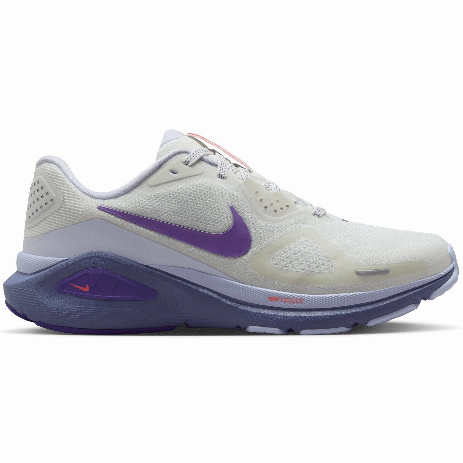 Skateboarding Nike Shoes Women's Structure 26 Running Shoes Summit White / Amethyst Tint / Dusty Amethyst / Wild Grape