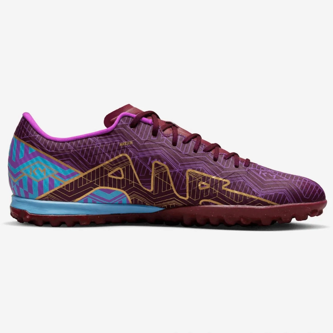 Nike Court Vision Low Next Nature Casual Shoes Nike Zoom Vapor 15 Academy KM Turf - Dark Beetroot-Gold