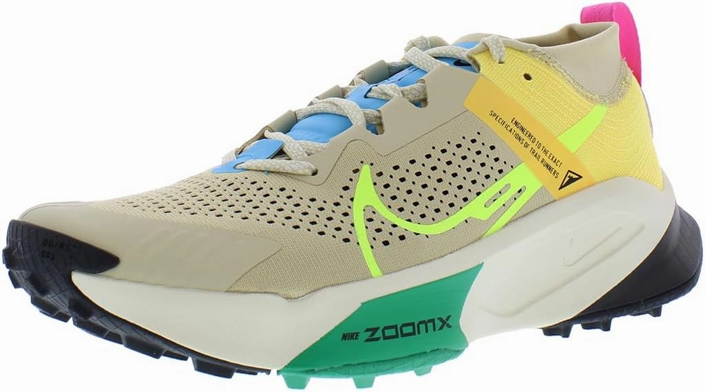 Nike Dodgers Shoes Nike Zoomx Zegama Trail Mens Shoes Size 12, Color: Team Gold/Volt/Citron Pulse