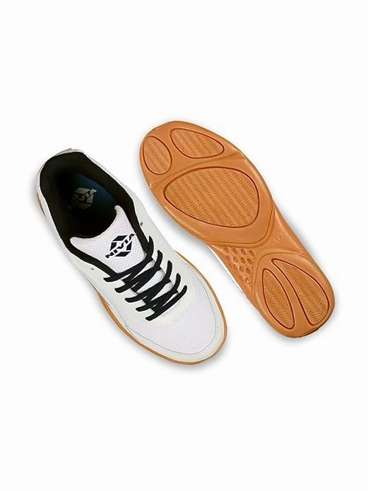 Badminton Backpack With Shoe Compartment Nivia Flash 2.0 Badminton Shoes (White)