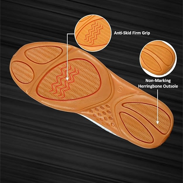 Badminton A970 Nitrolite Nivia Flash 2.0 Badminton Shoes (White)