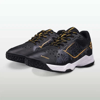 Soft Badminton Shoes Nivia Hy-Court 3.0 Badminton Non Marking Shoes (Black)