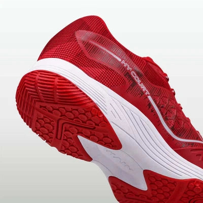 Tennis Badminton Shoes Nivia Hy-Court 3.0 Badminton Non Marking Shoes (Red)