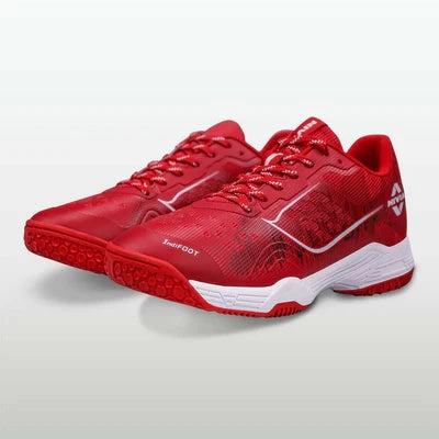 Nivia Hy-Court 3.0 Badminton Non Marking Shoes (Red) Best Badminton Shoes With Cushion