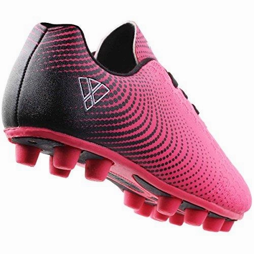 UnisexKids Stealth Fg Size SoccerShoes Pink/Black 11 M Us Little Kid Multi Surface Soccer Cleats
