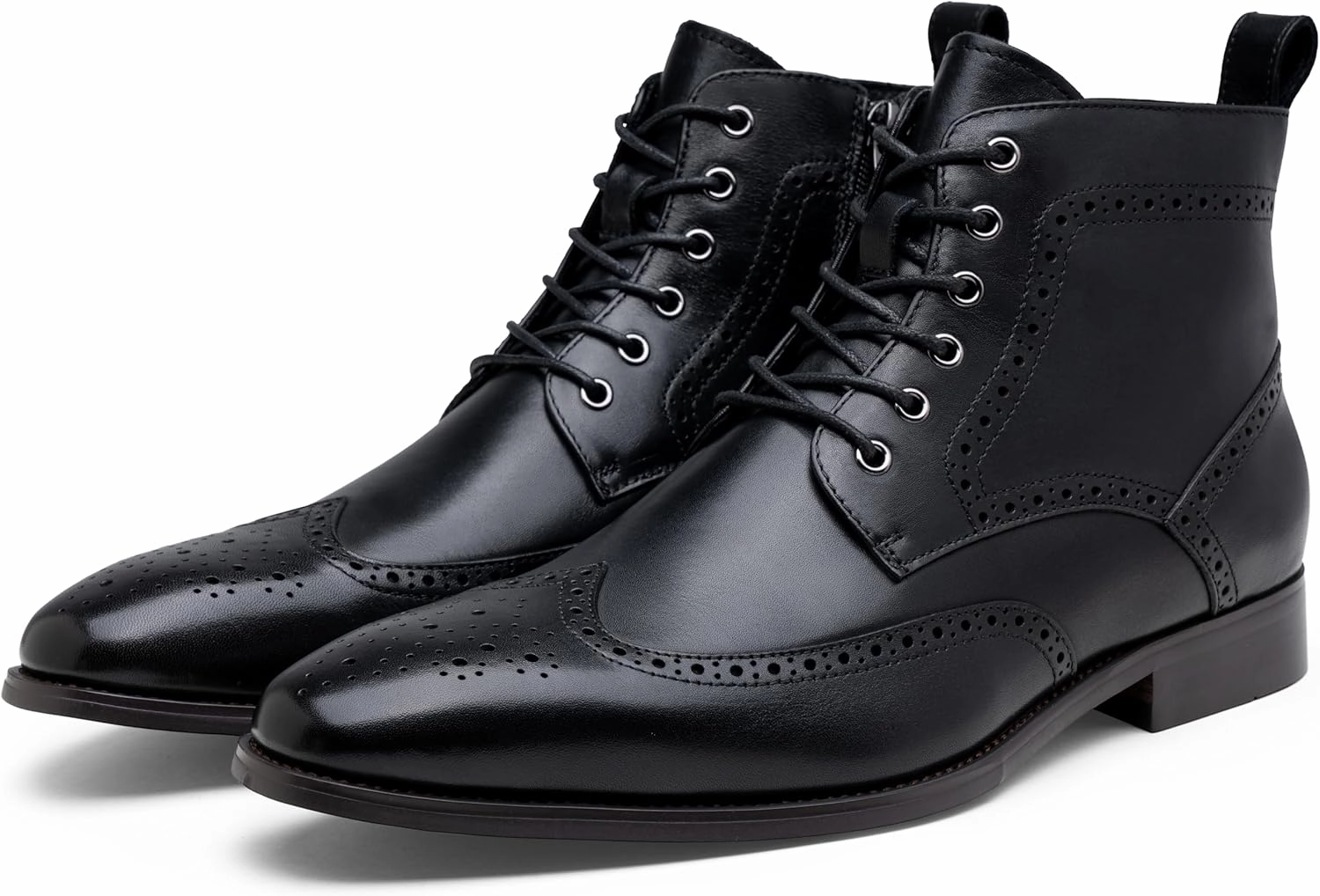 Dr Marten Thigh Boots Jousen Mens Boots Leather Dress Boots for Mens Cap-Toe Fashion Boots for Men