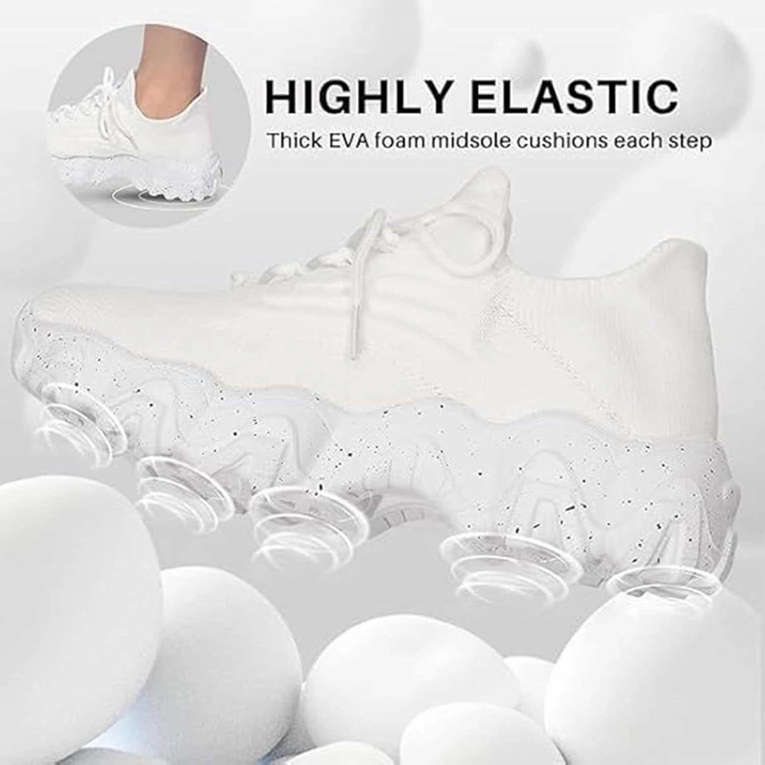 Nurse Babe Shoes, Orthopedic Shoes for Women, Comfort Wear Orthowear Shoe, Ortho Pro Sneakers Breathable Mesh Casual Footwear Walking Running Sneakers with Arch Support Soft Comfy Cushion Platform Sneakers