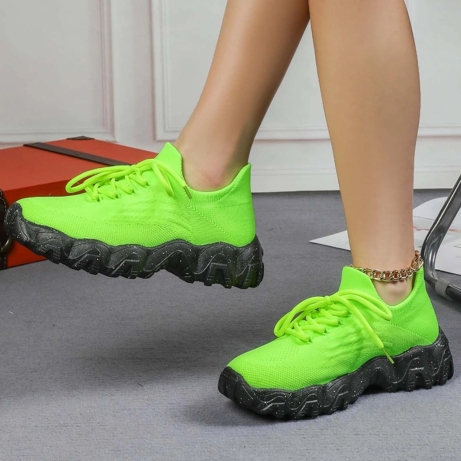 Nurse Babe Shoes, Orthopedic Shoes for Women, Comfort Wear Orthowear Shoe, Ortho Pro Sneakers Breathable Mesh Casual Footwear Walking Running Sneakers with Arch Support Soft Comfy Cushion The Goat Sneakers