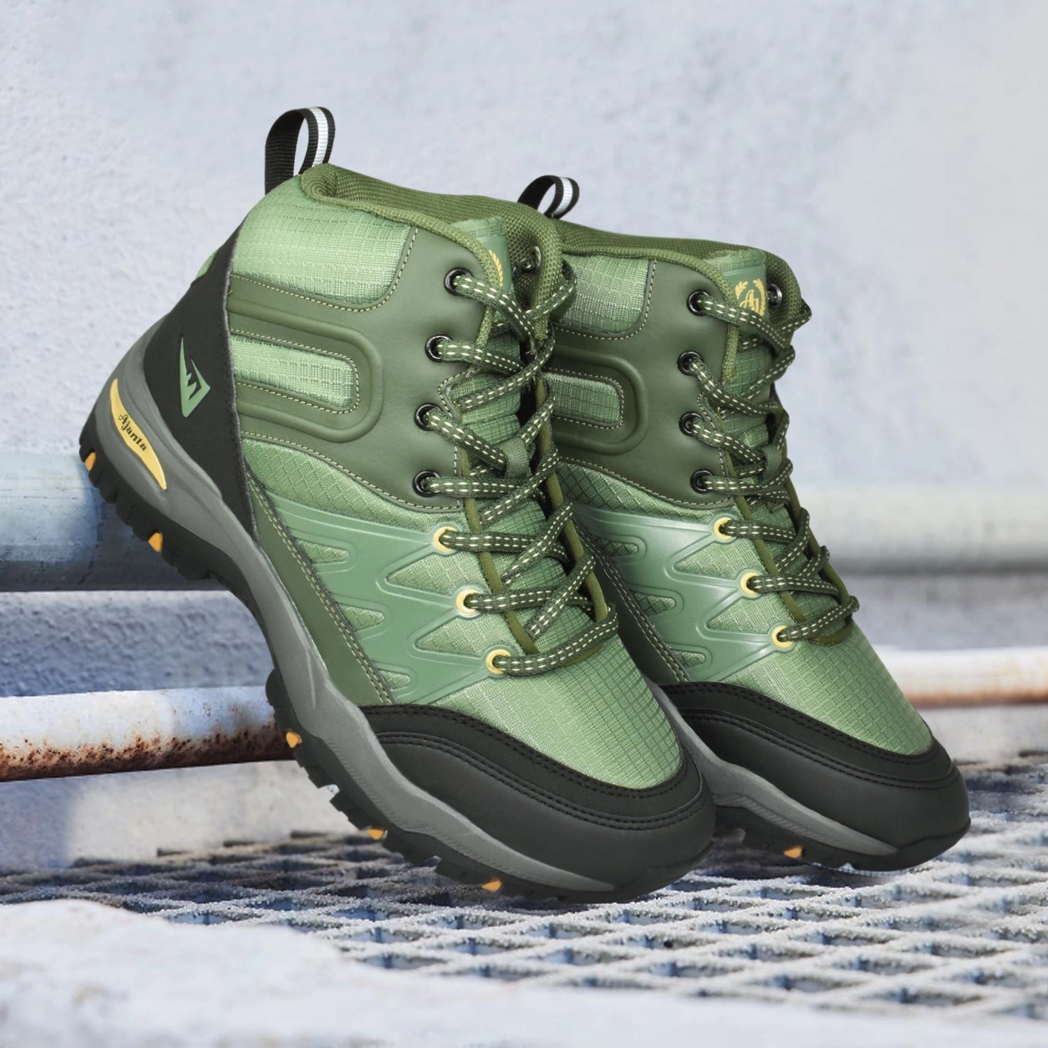 Hiking Shoes For Men AJANTA Terra Trek Outdoor Hiking Shoes With Superior Grip & Comfort | Lightweight & Sturdy Boots EG1054