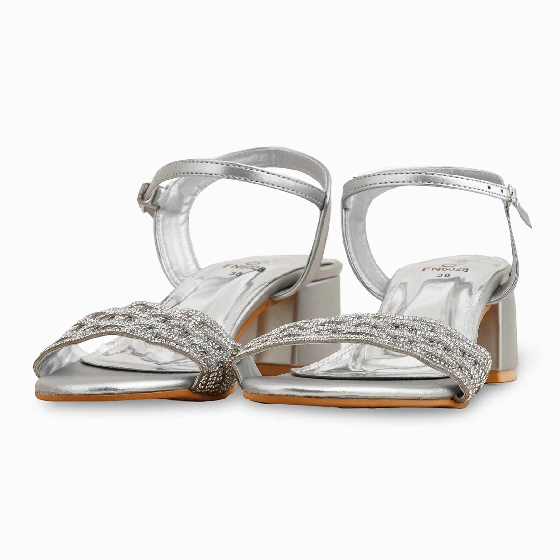 St Lucia Sandals Halcyon Silver Fancy Sandal FN6028