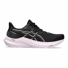 Asics Pronation Control Running Shoes Women's Asics GT-2000 12, Black/White, 10 B Medium