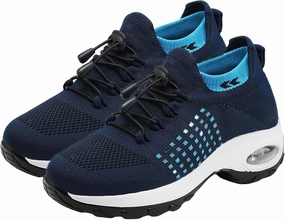 Basketball Sneakers Wide Feet Orthopedic Sneakers Breathable Women Slip on Trainers Comfortable Shoes for Women Stretch Cushion Athletic Shoe Unisex Casual Thick Bottom Walking Shoe