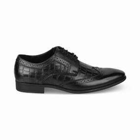 Ominous Platform Oxfords The Broco Black Men's Lace Ups Tresmode