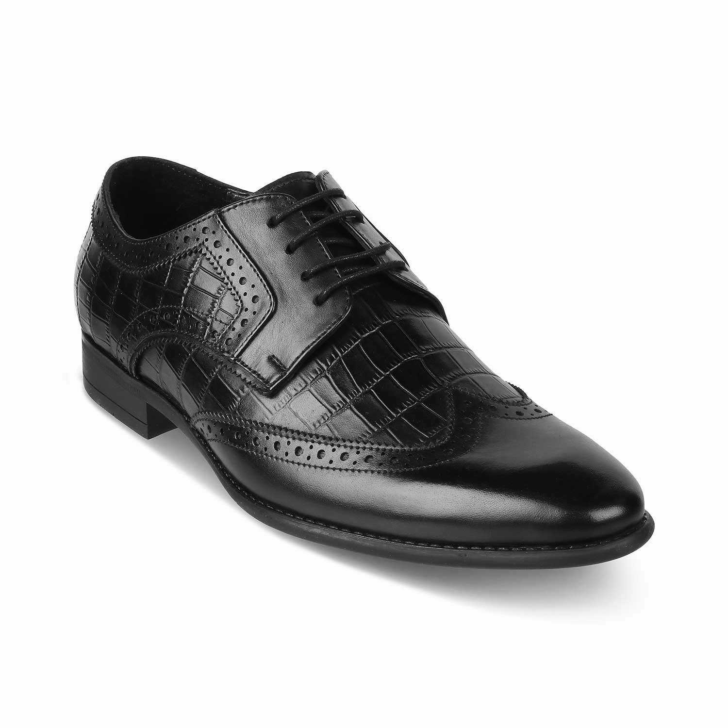 Park Avenue Cordovan Oxfords The Broco Black Men's Lace Ups Tresmode