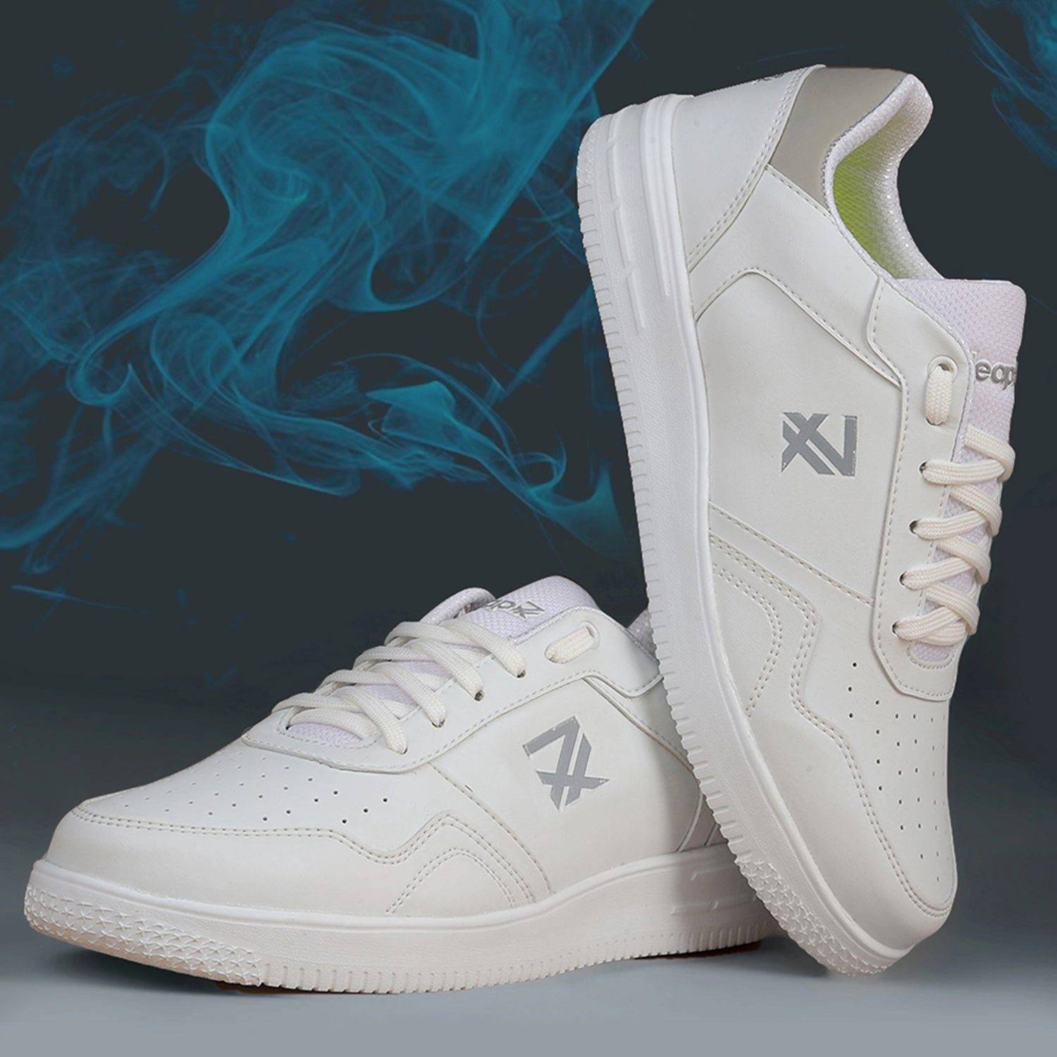 Stratton Shroud Oxfords Leap7x Casual White Sneakers For Mens SNOOKIS-E By Liberty